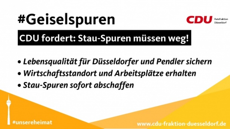 CDU: „OB Geisels Verkehrswende ist das Verkehrsende“ CDU: „OB Geisels Verkehrswende ist das Verkehrsende“
