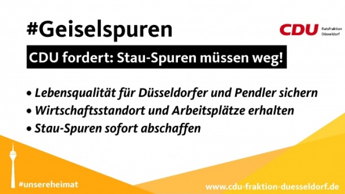 CDU: „OB Geisels Verkehrswende ist das Verkehrsende“